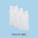 Captain Luxury Sleeveless Vest - Pack of 3