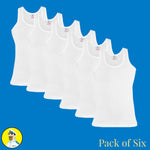 Pack of 6 & 12 - Premium Summer King Sleeveless Vest